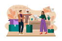 پیش‌نمایش فایل customer-services-desk-of-logistic-business-7477885 از پک پشتیبانی مشتریان