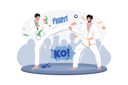 پیش‌نمایش فایل boys-doing-karate-training-7477905 از پک فعالیت ورزشی