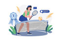 پیش‌نمایش فایل girl-playing-tennis-7477906 از پک فعالیت ورزشی