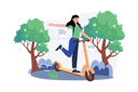 پیش‌نمایش فایل girl-riding-kick-scooter-7477897 از پک فعالیت ورزشی