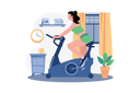 پیش‌نمایش فایل girl-using-gym-cycle-7477896 از پک فعالیت ورزشی