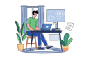 پیش‌نمایش فایل a-boy-studying-from-home-during-quarantine-7821096 از پک مردم در قرنطینه