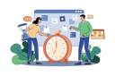 پیش‌نمایش فایل business-team-managing-task-schedule-7944209 از پک تیم‌های محصول