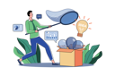 پیش‌نمایش فایل businessman-catching-business-idea-7944208 از پک تیم‌های محصول