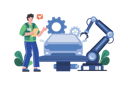 پیش‌نمایش فایل automated-car-production-8092991 از پک اتوماسیون تولید