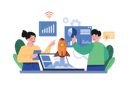 پیش‌نمایش فایل people-works-on-startup-technology-8092401 از پک فناوری مدرن