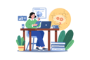 پیش‌نمایش فایل woman-learning-a-neural-network-8092393 از پک فناوری مدرن