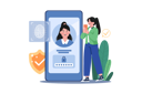 پیش‌نمایش فایل woman-use-biometric-security-8092395 از پک فناوری مدرن