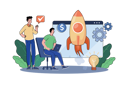پیش‌نمایش فایل guys-are-launching-a-startup-on-a-virtual-screen-8091934 از پک فعالیت‌های تجاری