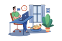 پیش‌نمایش فایل man-working-from-home-8091943 از پک فعالیت‌های تجاری