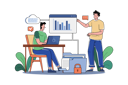 پیش‌نمایش فایل two-guys-are-making-analysis-report-8091929 از پک فعالیت‌های تجاری
