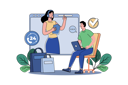 پیش‌نمایش فایل woman-agent-provide-customer-service-8123086 از پک خرید آنلاین