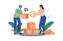پیش‌نمایش فایل young-woman-pay-delivery-charges-8123081 از پک خرید آنلاین