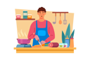 پیش‌نمایش فایل a-man-spends-the-day-cooking-wifes-favorite-meal-to-show-his-love-8653054 از پک روز زن