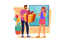 پیش‌نمایش فایل a-man-surprises-her-girlfriend-with-a-thoughtful-gift-8653048 از پک روز زن