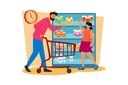 پیش‌نمایش فایل a-man-takes-his-daughter-out-for-a-special-day-of-shopping-8653058 از پک روز زن