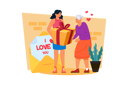 پیش‌نمایش فایل a-woman-surprises-her-mother-with-a-heartfelt-card-and-a-thoughtful-gift-to-show-her-appreciation-8653064 از پک روز زن