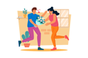 پیش‌نمایش فایل boy-gives-flowers-to-a-girl-8653046 از پک روز زن