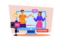 پیش‌نمایش فایل a-creator-collaborates-with-other-creators-to-make-a-video-8652987 از پک تولیدکننده ویدئو
