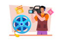 پیش‌نمایش فایل a-filmmaker-shoots-a-short-film-to-submit-to-a-festival-8652988 از پک تولیدکننده ویدئو