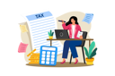 پیش‌نمایش فایل female-accountant-prepares-tax-returns-for-small-business-8652978 از پک فعالیت‌های تجاری