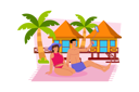 پیش‌نمایش فایل couple-chooses-peaceful-resort-to-relax-8652928 از پک سفر و تعطیلات