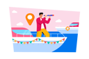 پیش‌نمایش فایل people-take-boat-to-explore-foreign-destinations-8652935 از پک سفر و تعطیلات