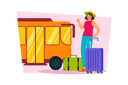 پیش‌نمایش فایل take-train-or-bus-to-reach-tourist-attractions-8652930 از پک سفر و تعطیلات