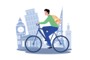 پیش‌نمایش فایل man-renting-a-bike-to-explore-the-city-8708602 از پک سفر و تعطیلات