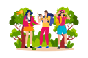 پیش‌نمایش فایل adventure-tour-operator-organizing-outdoor-activities-for-a-holiday-8754974 از پک تعطیلات و سفر