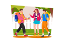 پیش‌نمایش فایل backpacker-sharing-travel-stories-and-experiences-with-fellow-travelers-8754985 از پک تعطیلات و سفر