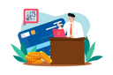پیش‌نمایش فایل banks-offer-financial-services-such-as-savings-accounts-loans-and-credit-cards-8754880 از پک مدیریت مالی