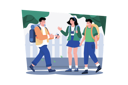 پیش‌نمایش فایل backpacker-sharing-travel-stories-and-experiences-with-fellow-travelers-8834563 از پک تعطیلات و سفر