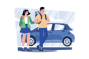 پیش‌نمایش فایل car-rental-agent-providing-vehicles-for-tourists-to-explore-on-holiday-8834564 از پک تعطیلات و سفر