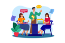 پیش‌نمایش فایل account-managers-liaise-between-the-agency-and-client-8833996 از پک آژانس تبلیغات