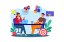 پیش‌نمایش فایل advertising-executives-develop-effective-advertising-campaigns-for-client-8833991 از پک آژانس تبلیغات