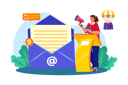 پیش‌نمایش فایل email-marketer-develop-and-execute-email-campaign-8834007 از پک آژانس تبلیغات