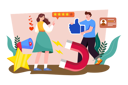 پیش‌نمایش فایل customer-retention-specialist-working-to-retain-customers-and-reduce-churn-8978986 از پک پشتیبانی مشتریان