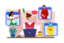 پیش‌نمایش فایل localization-specialist-providing-customer-support-in-different-languages-and-cultures-8978989 از پک پشتیبانی مشتریان