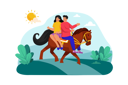 پیش‌نمایش فایل a-couple-goes-horseback-riding-along-picturesque-trails-in-the-morning-8979006 از پک فعالیت‌های صبحگاهی