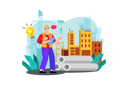 پیش‌نمایش فایل a-construction-company-builds-a-new-residential-complex-in-the-city-9021887 از پک خدمات ساخت‌وساز