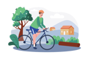 پیش‌نمایش فایل a-cyclist-goes-for-a-bike-ride-in-the-countryside-to-appreciate-the-morning-scenery-9026232 از پک فعالیت‌های صبحگاهی