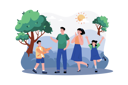 پیش‌نمایش فایل a-family-goes-for-a-morning-hike-in-the-mountains-9026228 از پک فعالیت‌های صبحگاهی