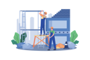 پیش‌نمایش فایل a-construction-team-erects-scaffolding-for-a-tall-building-under-construction-9026259 از پک خدمات ساخت‌وساز