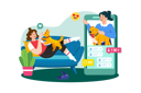 پیش‌نمایش فایل hobbyist-shares-interests-and-connects-9108198 از پک شبکه اجتماعی