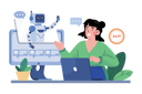 پیش‌نمایش فایل ai-chatbots-provide-instant-customer-support-9175712 از پک هوش مصنوعی