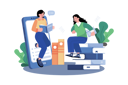 پیش‌نمایش فایل book-lover-joins-literary-discussions-9175703 از پک شبکه اجتماعی