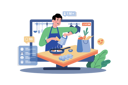 پیش‌نمایش فایل food-blogger-shares-recipes-and-inspiration-9175697 از پک شبکه اجتماعی