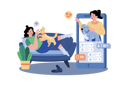 پیش‌نمایش فایل hobbyist-shares-interests-and-connects-9175705 از پک شبکه اجتماعی