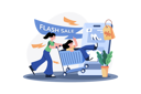 پیش‌نمایش فایل girls-going-to-flash-sale-in-shop-9381452 از پک خرید آنلاین